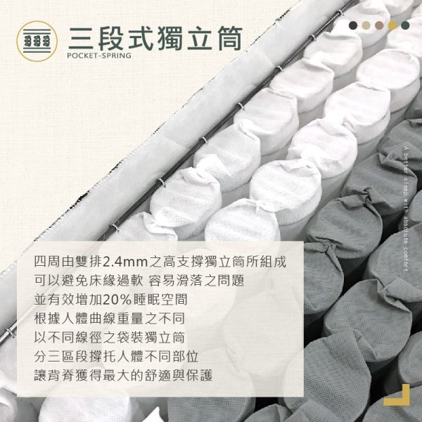 CASDIA傳奇經典乳膠硬式獨立筒：圖片 8